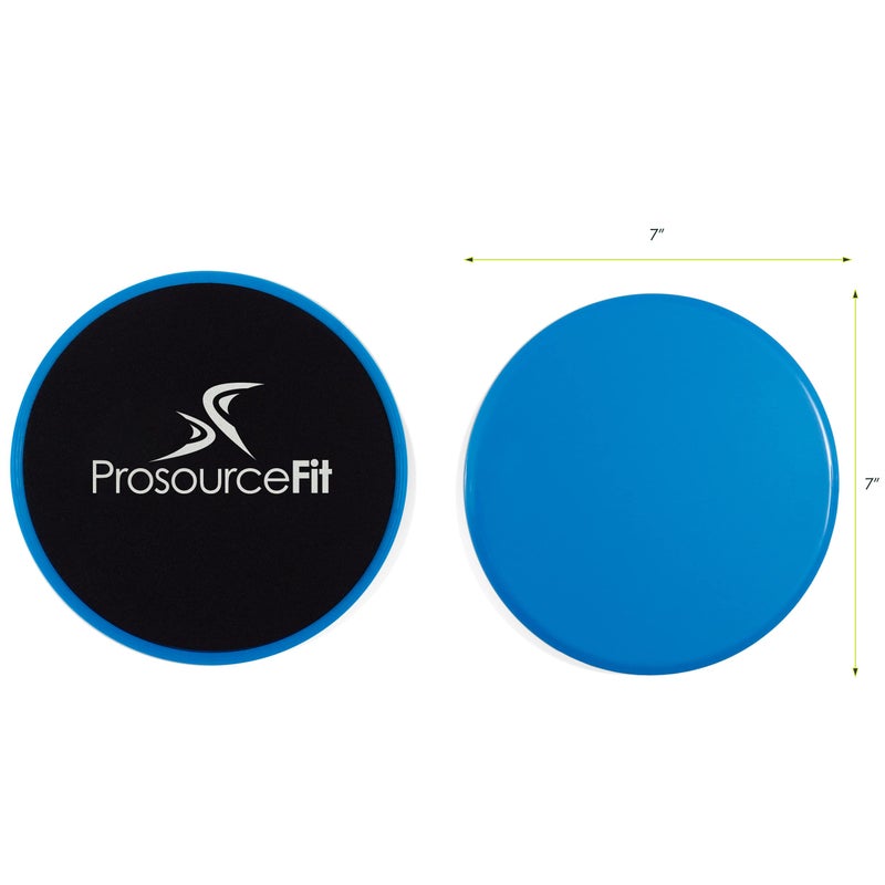 ProsourceFit Core Sliding Exercise Discs, Dual-Sided Sliders for Use on Any Surface at Home or Gym for Full-Body Workouts, Set of 2 - Image 3